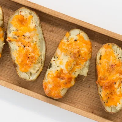 Twice-baked Caesar Potatoes