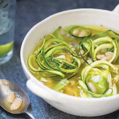 White Bean and Zucchini Soup