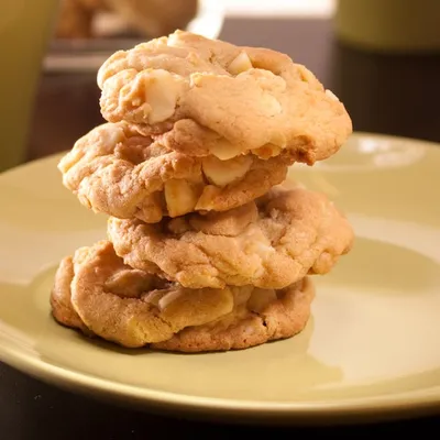 White Chocolate and Macadamia Nut Cookies