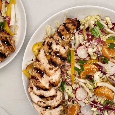 Asian-Inspired Grilled Chicken Salad