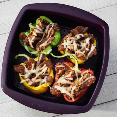 Philly Cheesesteak Stuffed Peppers