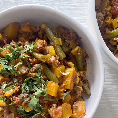 Bison & Three Sisters Chili