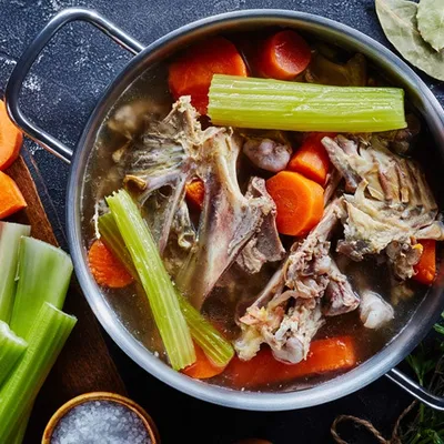 Roast Chicken Bone Broth
