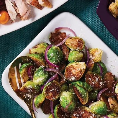 Cheesy Brussels Sprouts