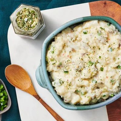 Cheesy Jalapeño Mashed Potatoes