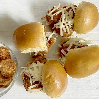 Hot Chicken Meatball Sliders