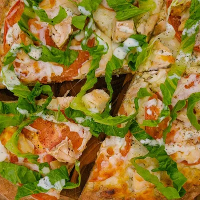 Chicken Caesar Pizza