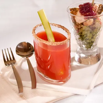 Chilled Tomato Aspic for Verrines