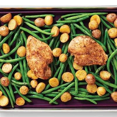 Chinese Five Spice Chicken Sheet Pan Dinner