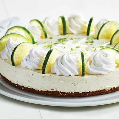 Citrus Lime No-Bake Cheesecake 