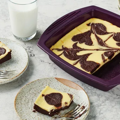Cream Cheese Swirl Brownies