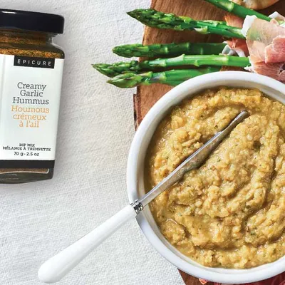 Creamy Garlic Hummus