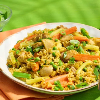Curried Chicken Fried Rice