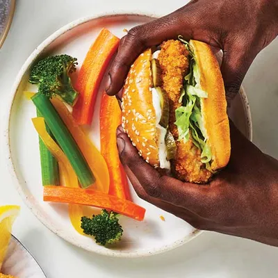 “Fried” Chicken Sandwich