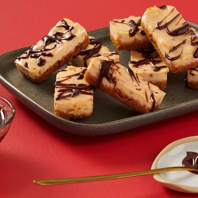 Ganache Cheesecake Bars 