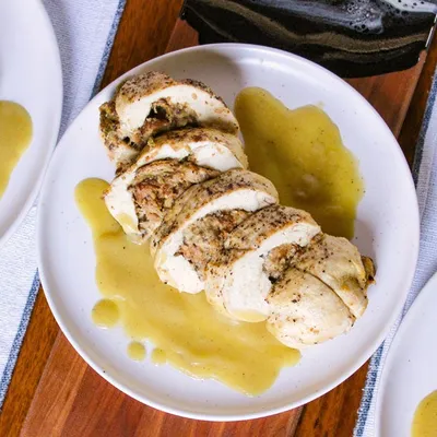 Happy Holidays Stuffed Chicken Breast 