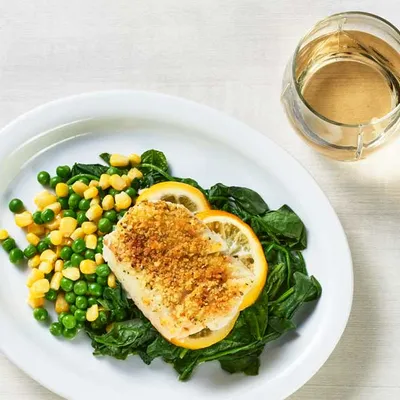 Herb & Garlic Baked Cod