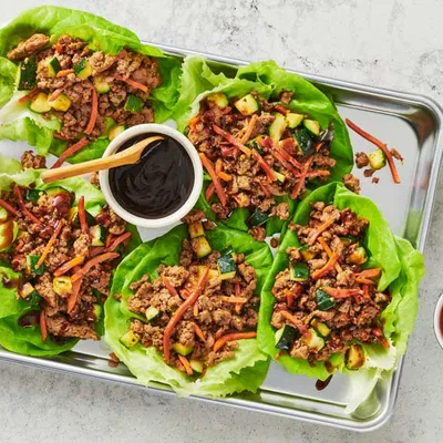 Tamari Chicken Lettuce Wraps