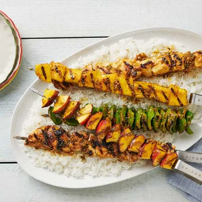 Tropical Chicken Skewers