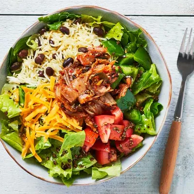 Kimchi Burrito Bowls