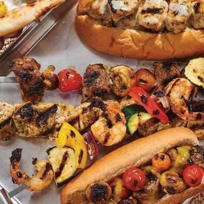 Lemony Shrimp Skewers