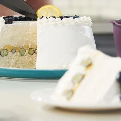 Luscious Lemon Ice Cream Cake