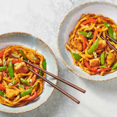 Smoky & Spicy Stir-Fried Noodles
