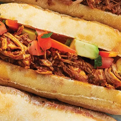 Mexi-Pulled Chicken Sandwich