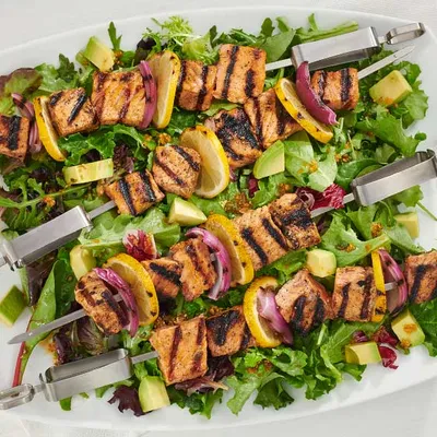 Oh Canada Grilled Salmon Salad
