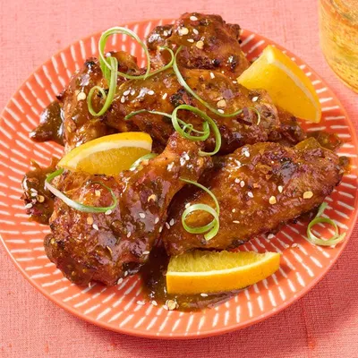 Orange Chicken Wings 