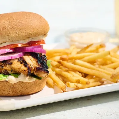Portuguese Chicken Burger