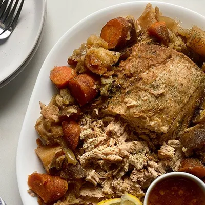 Portuguese Inspired Pork and Potatoes