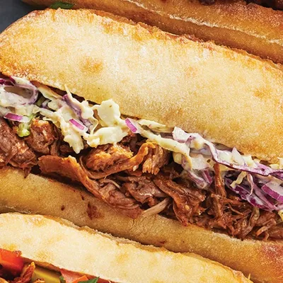 Pulled Pork & Coleslaw Sandwich
