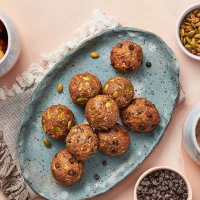 Pumpkin "Cookie Dough" Bites