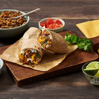 Quinoa Fajita Burritos