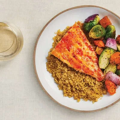 Red Pepper Jelly Glazed Cod