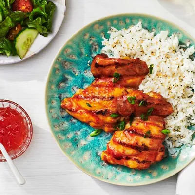 Red Pepper Jelly Grilled Chicken