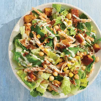 Rotisserie Chicken Caesar Salad Dinner