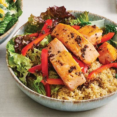 Salmon Quinoa Nourish Bowl