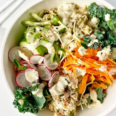 Salmon Teppanyaki Poke Bowl