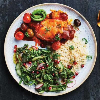 Saucy Enchilada Chicken Skillet