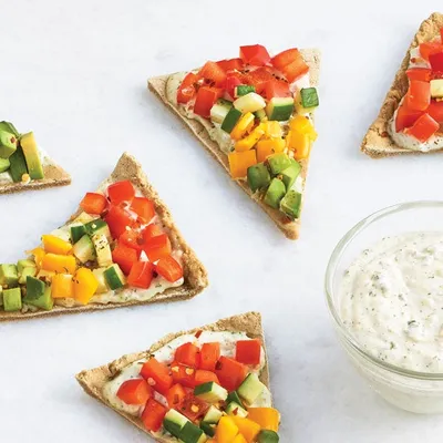 Sheet Pan Rainbow Pizza
