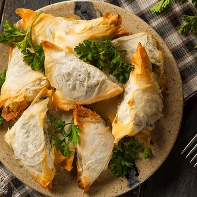 Mini Spinach Pies (Spanakopita)