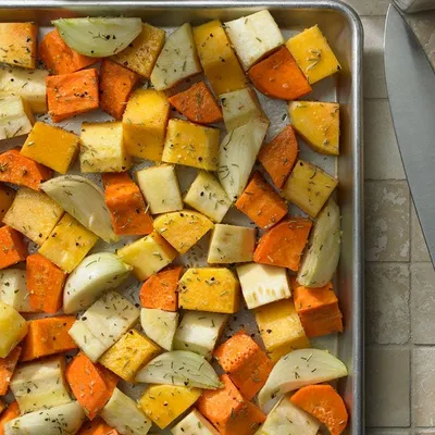 Spice Roasted Root Vegetables