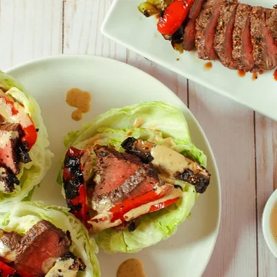 DIY Steak Lettuce Wraps