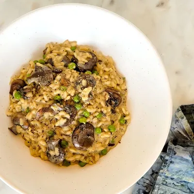 Steamer Mushroom Risotto