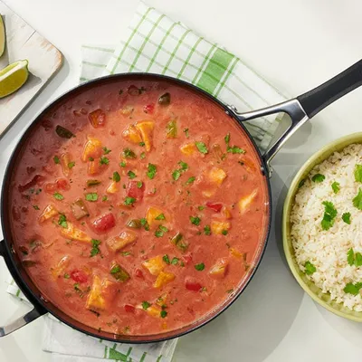 Sweet Pepper & Fish Stew