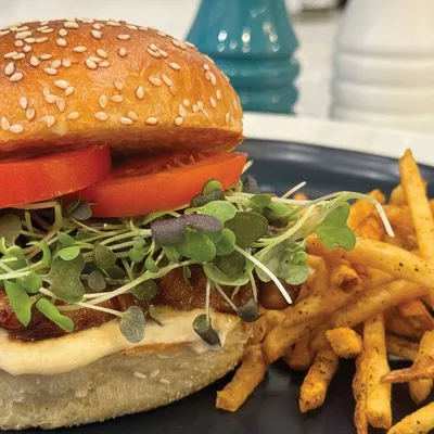 Sweet & Sticky Chicken Burger