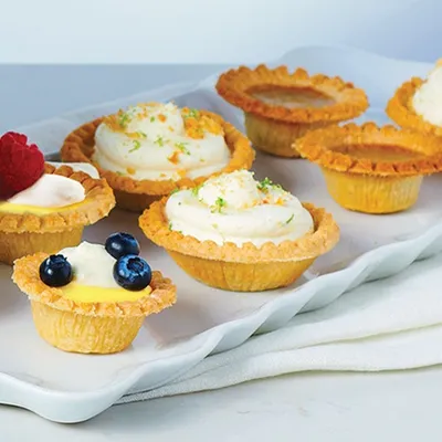 Citrus Lime Cheesecake Tarts