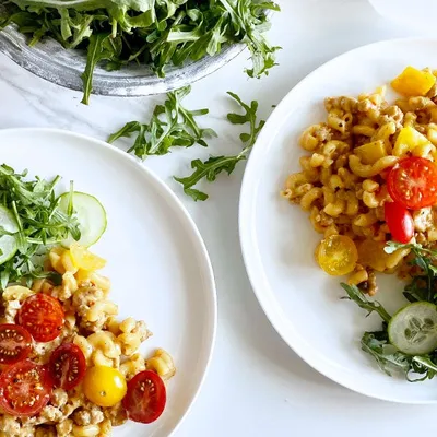 Tex Mex Turkey Hamburger Pasta